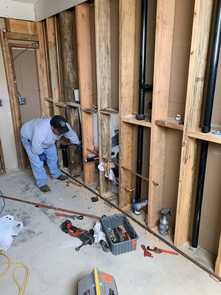 Commercial rough-in plumbing for Gas Line Repair in West Keansburg